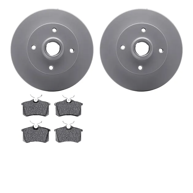 R1 Concepts WDUN1-74074 Carbon Series Brake Rotors W/ 5000 Oep Brake Pads